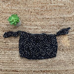 OFF SHOULDER FLORAL BLOUSE